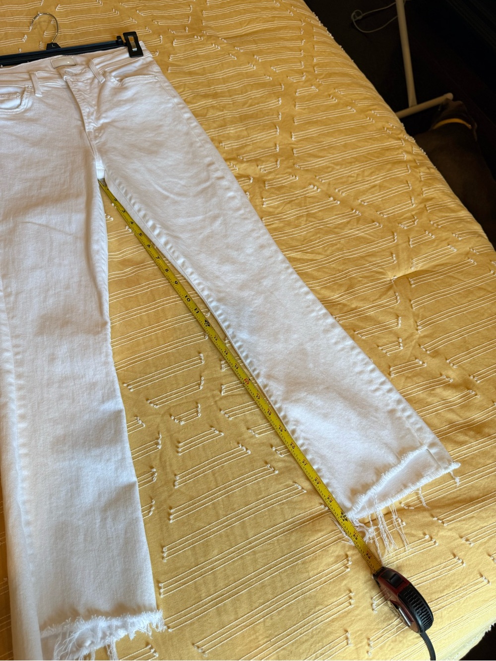 MOTHER The Insider Crop Step Fray Fairest Of Them All Cropped Flare Jeans - Picture 11 of 13